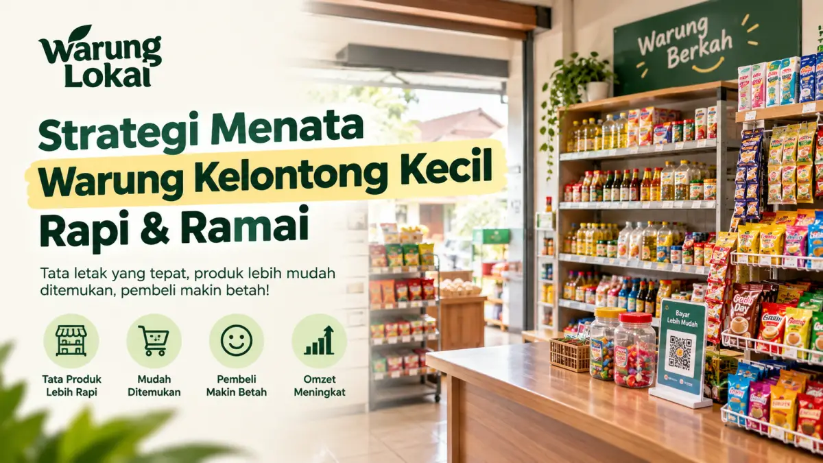 7 Strategi Jitu Menata Warung Kelontong Kecil Agar Terlihat Rapi dan Ramai